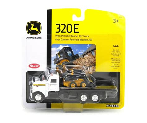 1 64 scale skid steer|John Deere 1/64 Scale 320E Skid Steer with Truck .